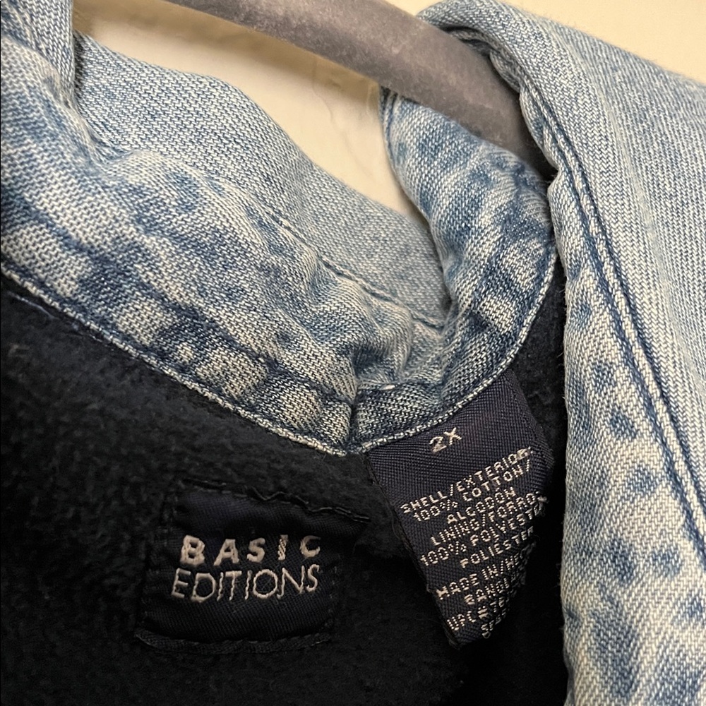 Basic Editions Light Blue Casual Jacket - image 6